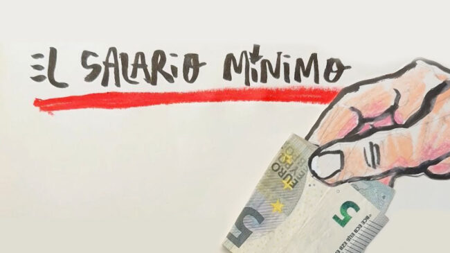 La viñeta animada... sobre el salario mínimo