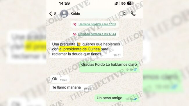 Varios mensajes de Koldo demuestran que Ábalos tenía línea directa con Teodoro Obiang