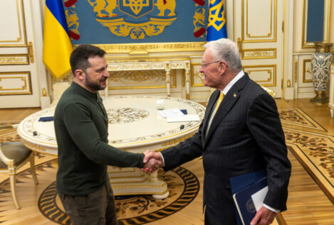 Cancelada la rueda de prensa entre Zelenski y el enviado de Trump a Kiev, a petición de EEUU