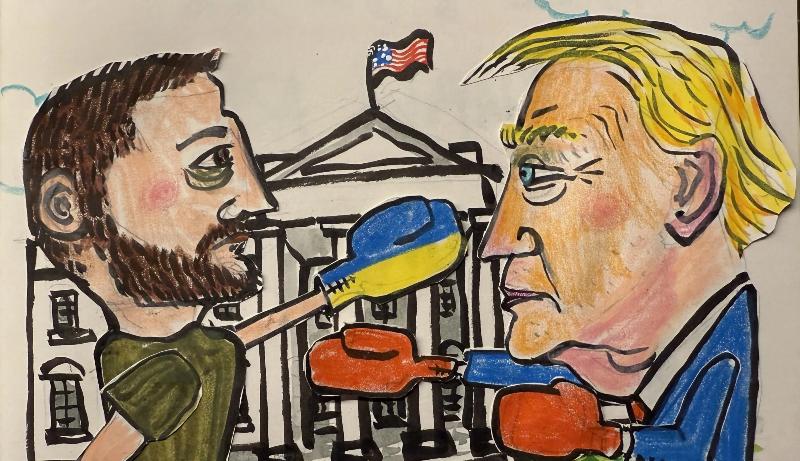 La viñeta animada sobre... la bronca en la Casa Blanca