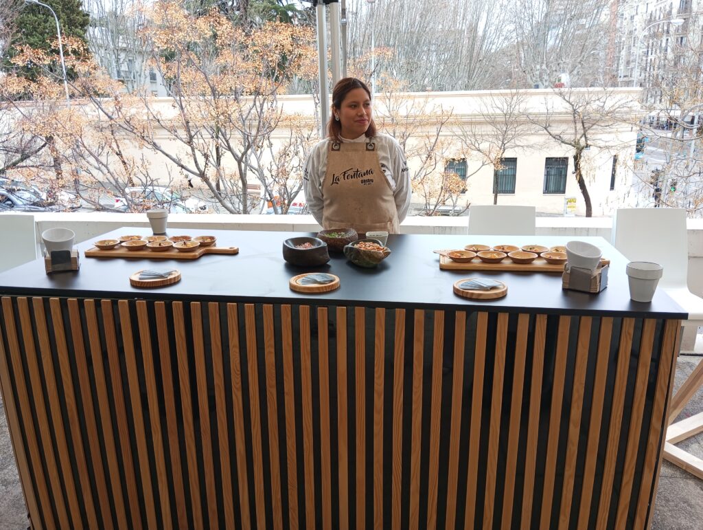 Degustación gastronómica de productos ecuatorianos: (Brenda Alonso)