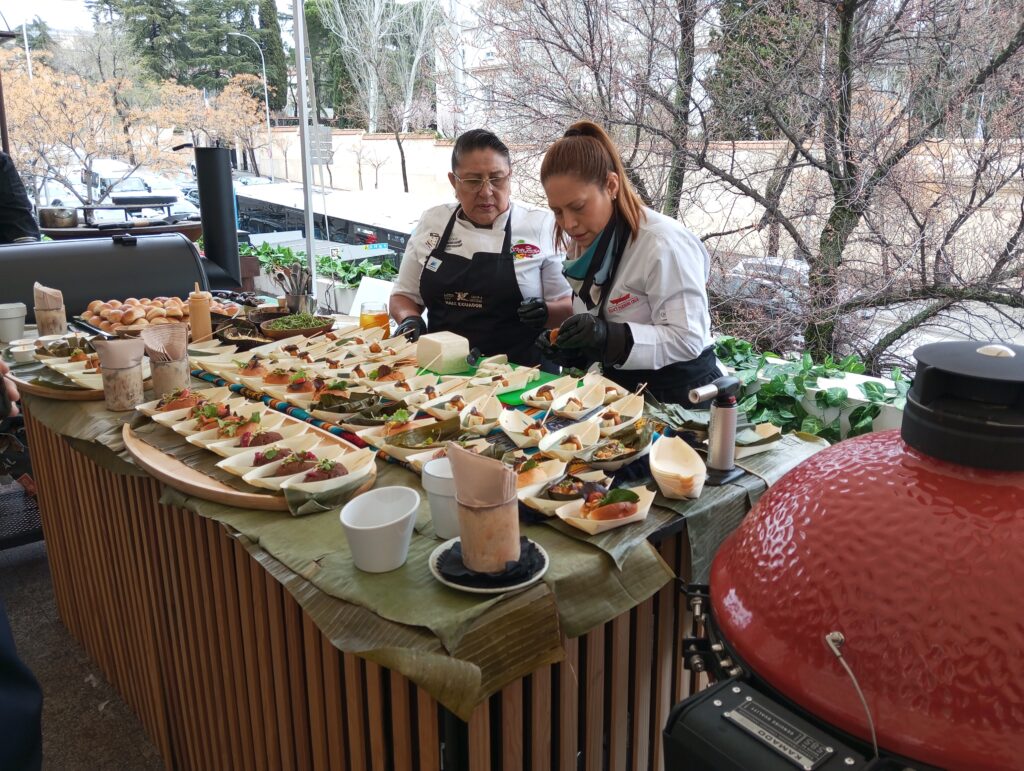 Degustación gastronómica de productos ecuatorianos: (Brenda Alonso)