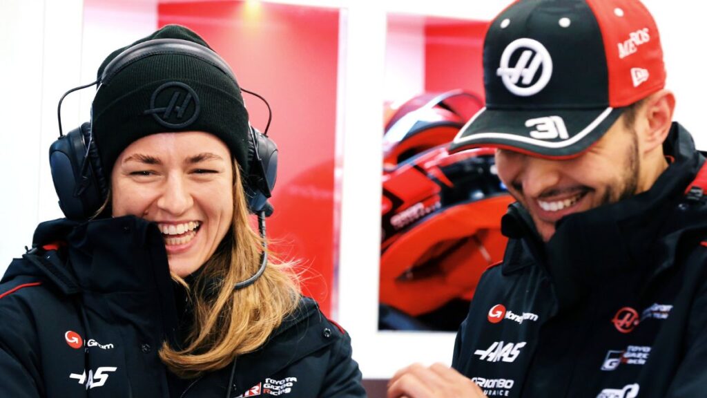 Laura Mueller ocon f1