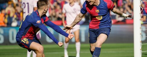 El Barça resuelve su partido frente al Girona al ritmo del 'Pichichi' Lewandowski