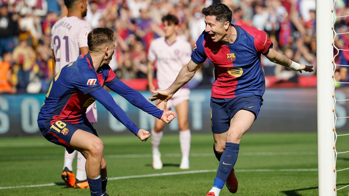 El Barça resuelve su partido frente al Girona al ritmo del ‘Pichichi’ Lewandowski