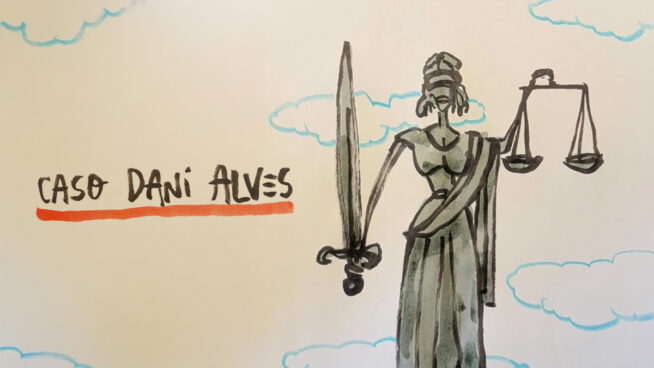 La viñeta animada sobre... el 'caso Dani Alves'