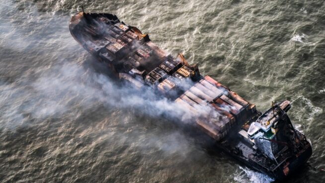 Acusado de homicidio el capitán detenido por el choque de dos buques en el mar del Norte