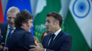 Macron muestra a Milei el apoyo de Francia a Argentina para reflotar su situación económica