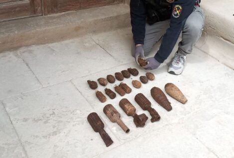 Localizadas 15 granadas de mano y siete de mortero en una riera de Piera (Barcelona)