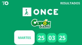 Comprueba los números ganadores del Cupón Diario de la ONCE de este martes 25 de marzo