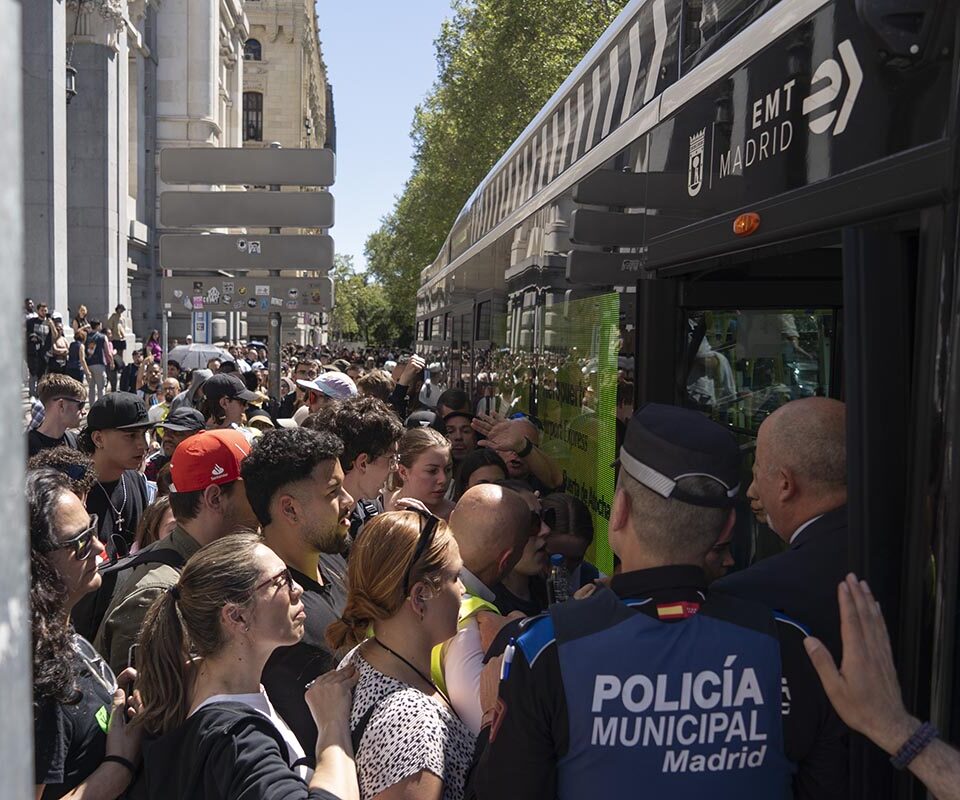 El colapso en Madrid tras el gran apagón, en imágenes
