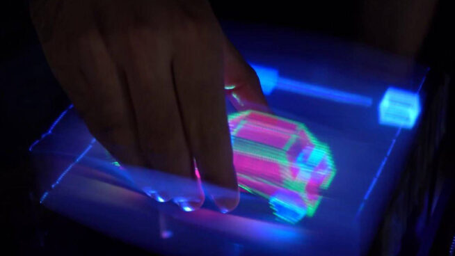 Desarrollan hologramas que se pueden coger y manipular
