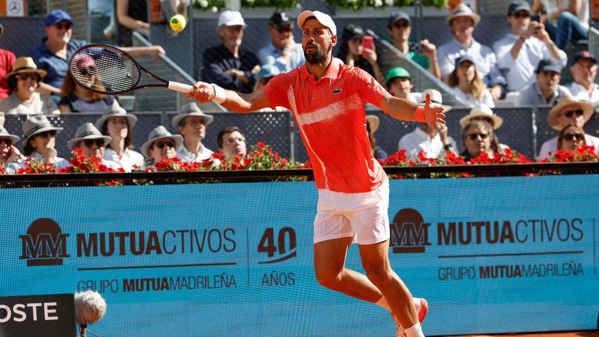 Sorpresa en el Mutua Madrid Open: Djokovic cae eliminado en su debut ante Arnaldi