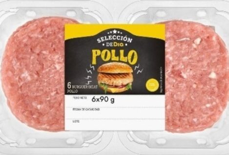 Alertan de la presencia de salmonela en una hamburguesa de pollo de la marca Día