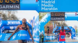 Emmy Jepkemoi Mutai y Levy Kibet Chematot ganan el Movistar Madrid Medio Maratón 2025