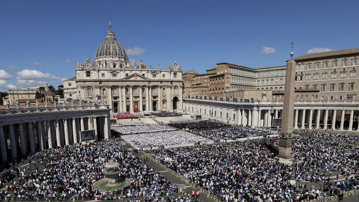 El canto de 'El Señor es mi pastor' durante el funeral del papa Francisco