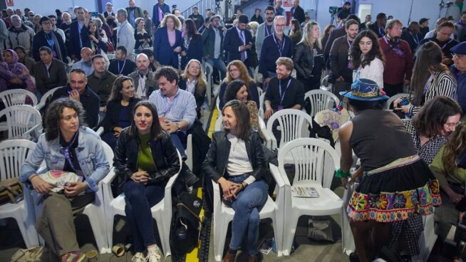 Podemos presume de bases frente a Díaz pese a la baja participación en su congreso