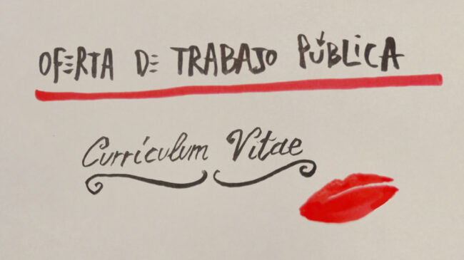 La viñeta animada sobre... el currículum