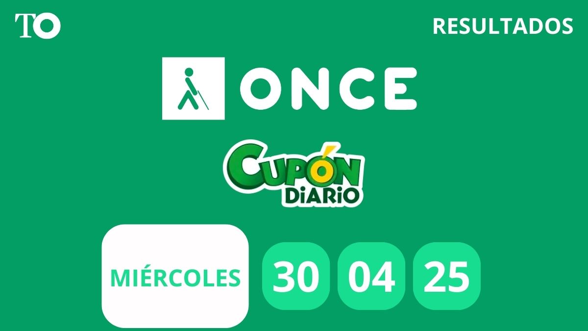 Comprueba los resultados del sorteo de la ONCE del miércoles 30 de abril