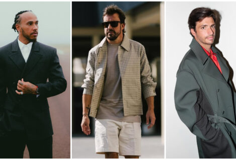 La fusión perfecta de Fórmula 1 y moda: Carlos Sainz, Fernando Alonso o Leclerc se estilizan
