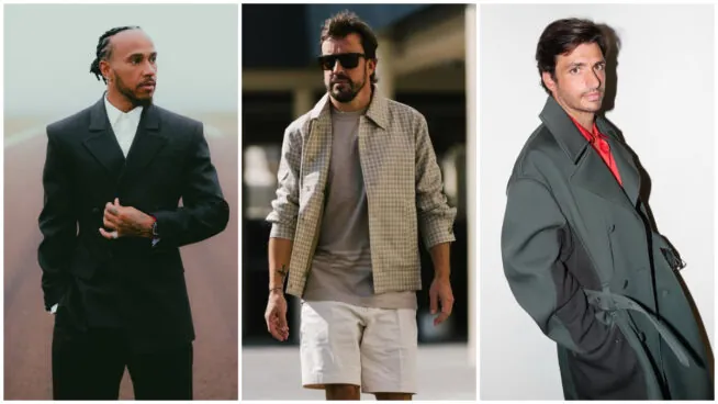 La fusión perfecta de Fórmula 1 y moda: Carlos Sainz, Fernando Alonso o Leclerc se estilizan