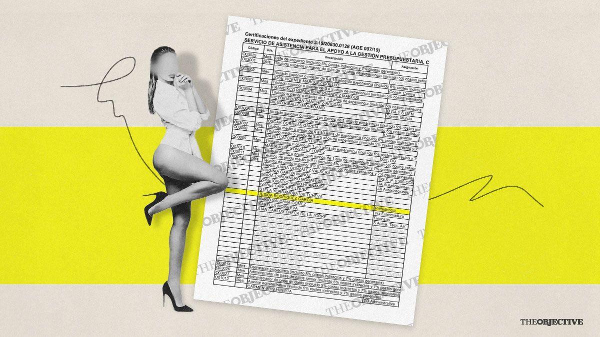 Tragsatec acredita en un documento que Jésica estaba adscrita a presidencia de ADIF