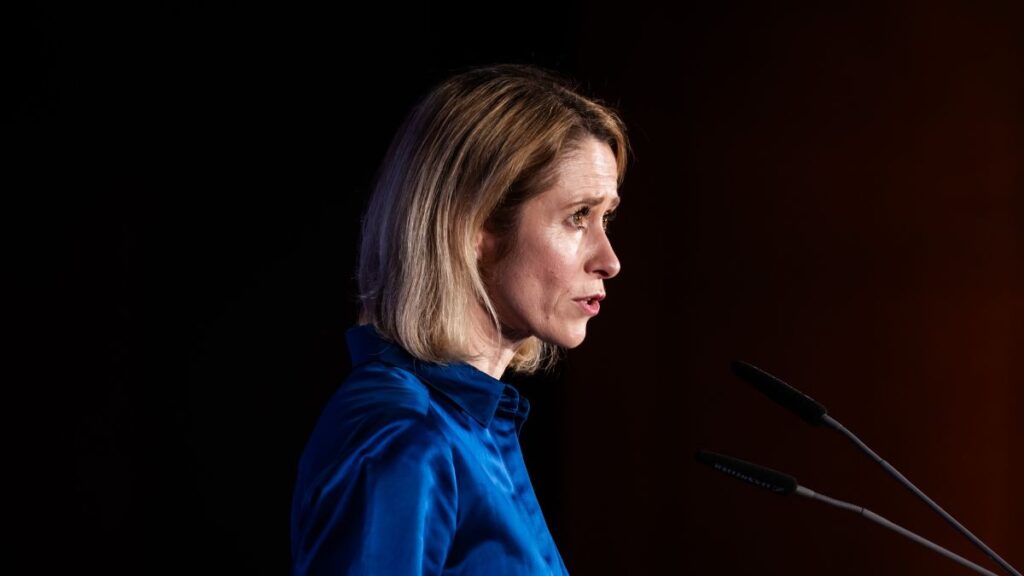 La Alta Representante de Política Exterior de la UE, Kaja Kallas