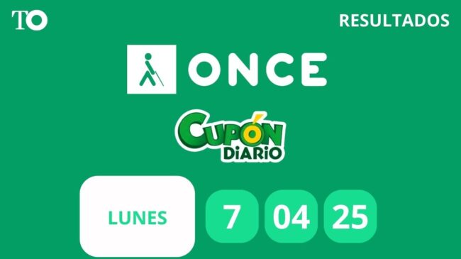 Comprobar cuponazo de la ONCE: resultados de este lunes 7 de abril de 2025