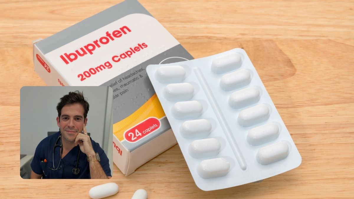 Cuidado con esto: un cardiólogo advierte sobre tomar ibuprofeno con bebidas con gas