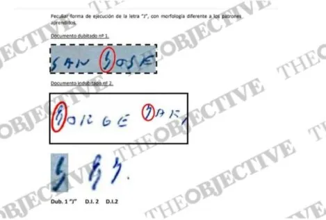 Un informe revela que la letra de Koldo coincide con los documentos que aportó Aldama