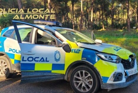 Detenido un hombre tras una persecución con heridos que destrozó tres patrullas en Huelva