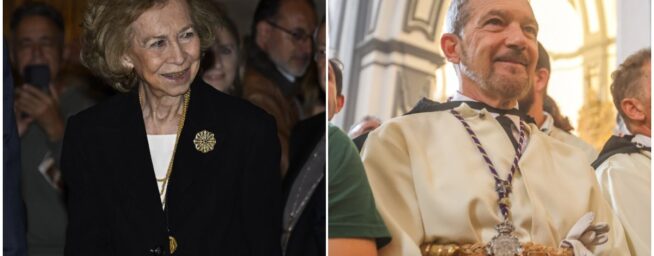 De la reina Sofía a Antonio Banderas: así viven los famosos la Semana Santa