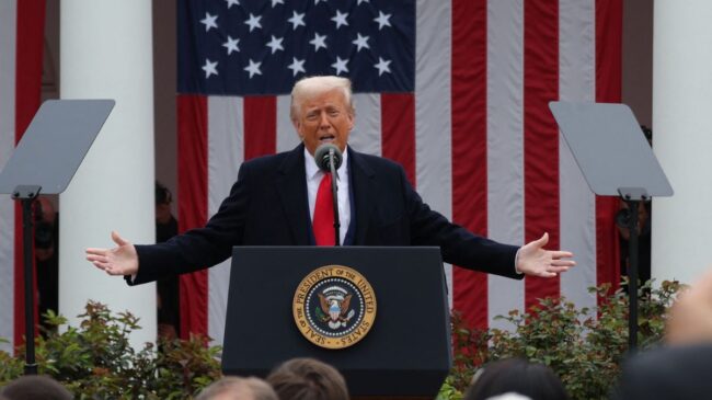 Trump anuncia aranceles del 20% a la Unión Europea: «Nos han timado durante 50 años»