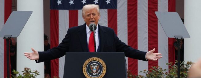 Trump anuncia aranceles del 20% a la Unión Europea: «Nos han timado durante 50 años»