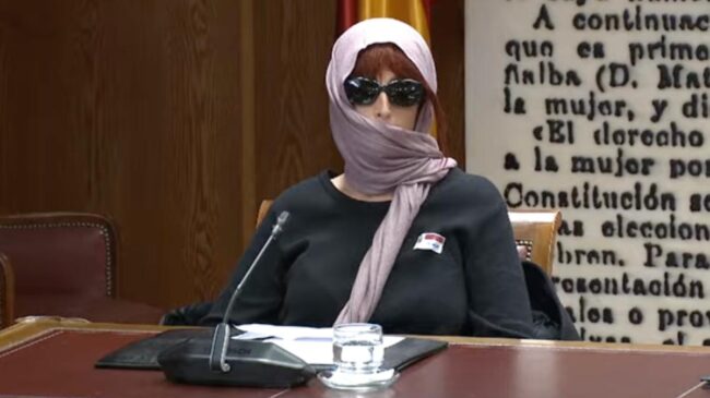 La pareja de Koldo oculta su rostro en el Senado y descarta declarar por estar investigada