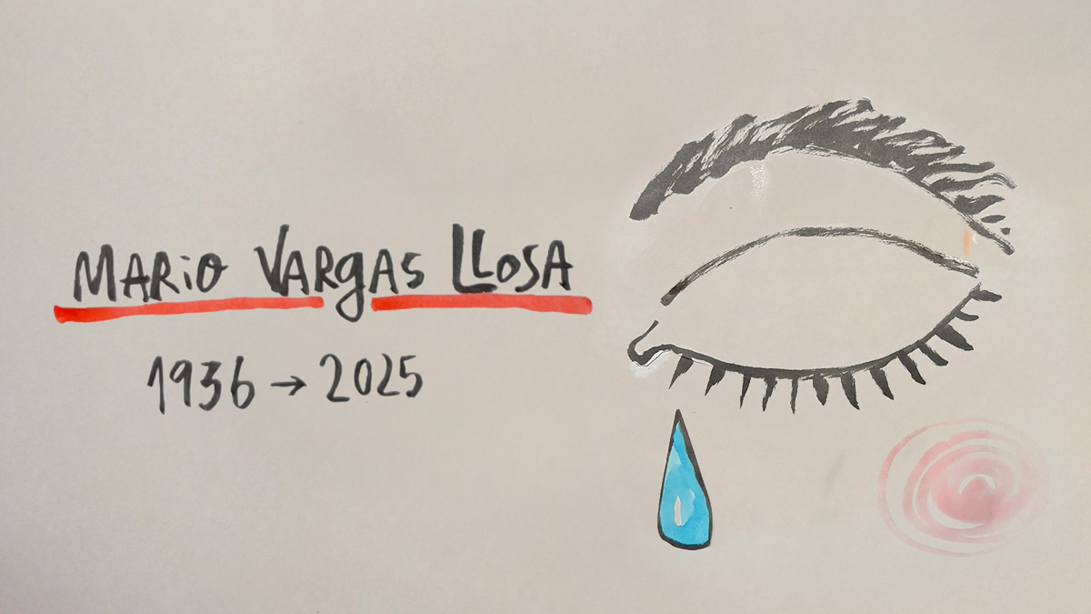 La viñeta animada sobre... Mario Vargas Llosa