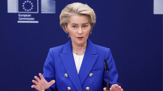 Von der Leyen ve los aranceles de EEUU como «un duro golpe para la economía mundial»