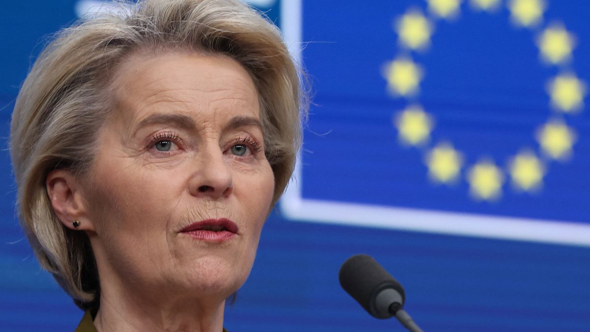 Von der Leyen anuncia un «contraataque» con un «plan sólido» contra los aranceles de Trump
