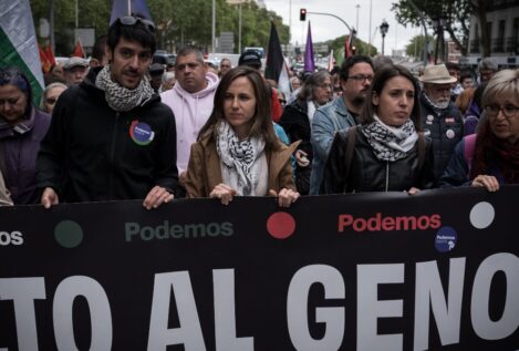 Podemos alienta protestas callejeras para forzar a Sánchez a ejecutar el embargo a Israel