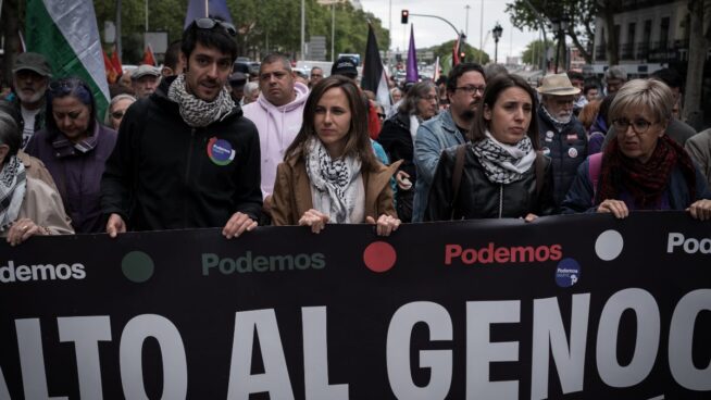 Podemos alienta protestas callejeras para forzar a Sánchez a ejecutar el embargo a Israel