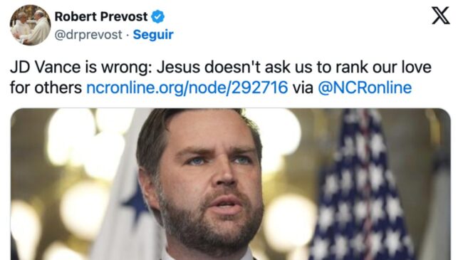 Los polémicos tuits de Robert Prevost, el papa León XIV, contra la Administración Trump