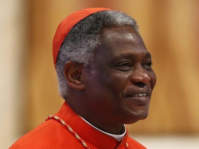 El cardenal africano Peter Turkson: (EP)