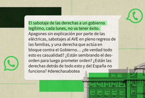 El argumentario de Moncloa: «La derecha sabotea a un Gobierno legítimo cada lunes»