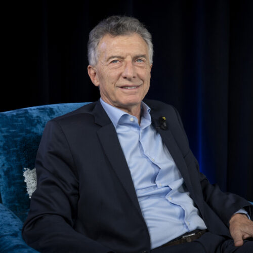Maruicio Macri con Juan Luis Cebrián