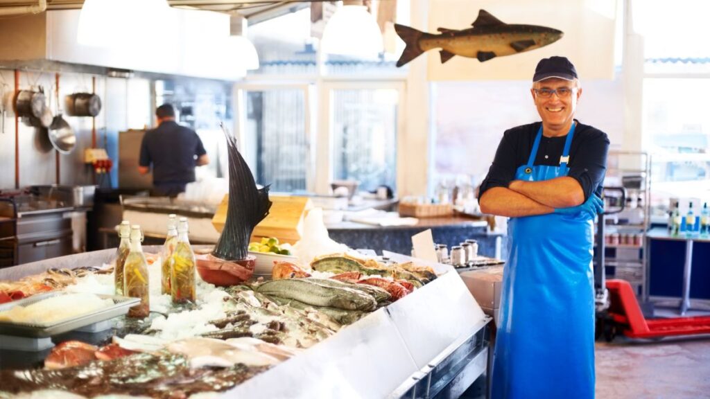 Pescadería: (Canva)