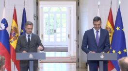 Sánchez y el primer ministro de Eslovenia ratifican su alianza por Gaza