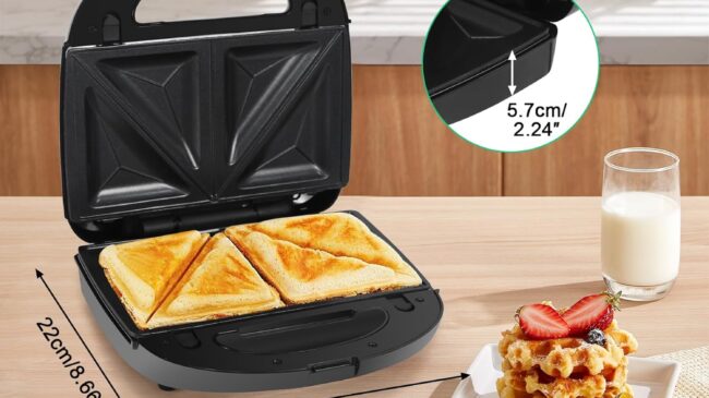 Prepara desayunos, comidas y cenas rápidas con las mejores sandwicheras