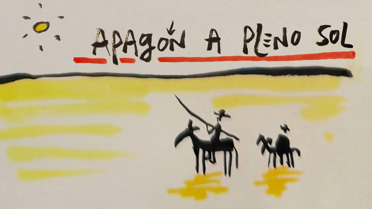 La viñeta animada sobre... el apagón II