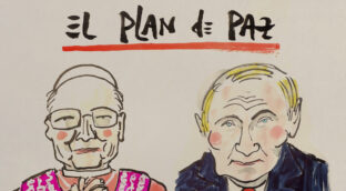 La viñeta animada sobre... el plan de paz