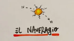 La viñeta animada sobre... el naufragio